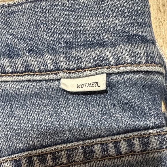 Mother Hiker Hover wash, Penny for Your Thoughts Classic Straight-Leg Blue Jeans - Picture 3 of 6